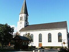 L'église et balance publique.