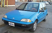 1989–1991 Chevrolet Sprint 5-door hatchback (Canada)