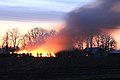 Osterfeuer von 2016 von Verl, Kreis Gütersloh