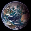 "Blue_Marble_Western_Hemisphere.jpg" by User:Szczureq