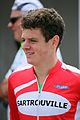 Jonathan Brownlee after the French Club Championship Series triathlon in Nice, 2011.