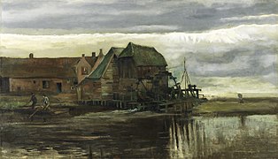 Vincent van Gogh: Wassermühle von Gennep (Collection Carmen Thyssen-Bornemisza)