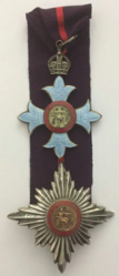 KBE badge, riband and star (military division)