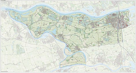 Dutch Topographic map of Zaltbommel, Sept. 2014