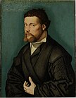 29歳の男の肖像画 (自画像 ?) ハンス・バルドゥング, 1526年