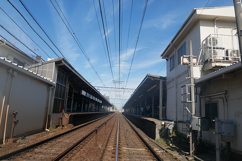 File:Keisei-OkuboStationexit-platforms-distant-2019-6-17.jpg