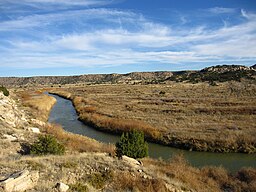 Picketwire Canyon in Southeastern Colorado, is part of the larger Comanche National Grassland.