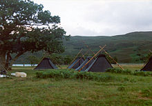 Campo scout tedesco, composto da un certo numero di Kohte.