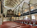 Die Orgel im Hauptschiff der Kirche