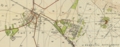 1940s Survey of Palestine map of Afula and Merhavya