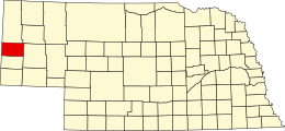 Contea di Scotts Bluff – Mappa