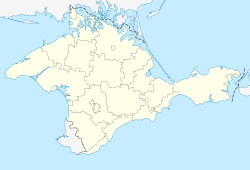 آلوشتا در Crimea واقع شده