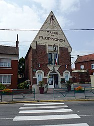 The town hall of Floringhem