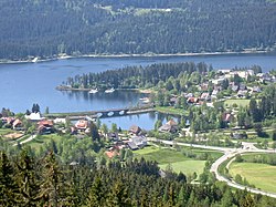 Skyline of Schluchsee