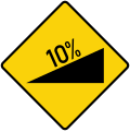 Steep ascent