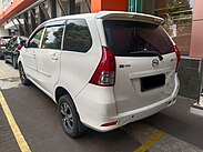 Xenia 1.3 X rear view (F651RV; West Java, Indonesia)