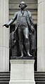 George Washington, 1883, in front of Federal Hall in New York City