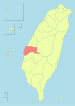 Vị trí huyện Vân Lâm tại Đài Loan