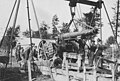 Changing a barrel, which occurred frequently. Battle of Polygon Wood, September 26, 1917