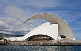 Auditório de Tenerife, nas Ilhas Canárias, Espanha.