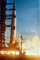 Lansering van Apollo 8 met behulp van 'n Saturn V-vuurpyl