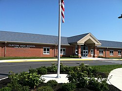 Clayton High School in September 2012