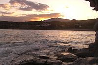 Cala el Charco al atardecer