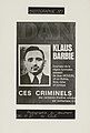 Dossier de photographies soumises aux témoins du procès Barbie, portrait de Klaus Barbie