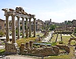 Saturnustemplet på Forum Romanum.