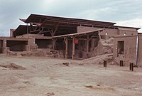 Site of Tapa Shotor, with a protective roof.[11]