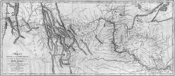 Map of the Lewis and Clark Expedition, by Meriwether Lewis and William Clark