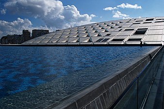 The Bibliotheca Alexandrina in Alexandria, Egypt (2002) by Snøhetta (2002)