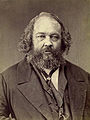 Image 16Russian anarchist Mikhail Bakunin opposed the Marxist aim of dictatorship of the proletariat in favour of universal rebellion and allied himself with the federalists in the First International before his expulsion by the Marxists (from History of socialism)