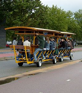 Een bierfiets in Utrecht