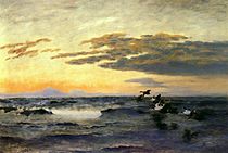 Eiders at sunrise, 1928