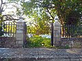 Northeast side entrance gate