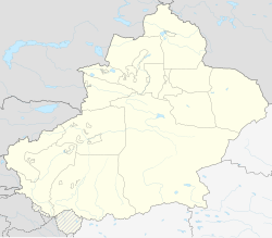 Guma is located in Xinjiang