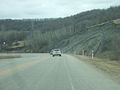 Entering the La Riviere, Manitoba river valley.