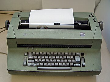 IBM Selectric II (dubbel Latyn/Hebreeus tikbal en sleutelbord