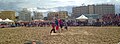 Una partita di Beach Ultimate durante il Torneo Paganello di Rimini nel marzo 2016