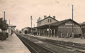 La nouvelle gare de Roisel vers 1930.