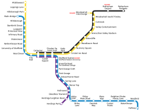 Image illustrative de l’article Tramway de Sheffield