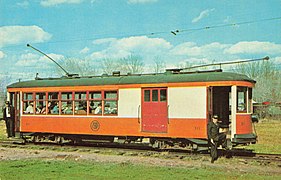 Springfield Terminal 16 at the Connecticut Trolley Museum.