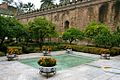 Alcázar de los Reyes Cristianos en Córdoba, España.