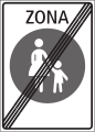 2.59.4b End of pedestrian area (Italian variant)