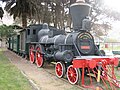 Locomotiva "Copiapó", percorreva la prima ferrovia del paese.