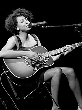 Corinne Bailey Rae tijdens het V Festival in 2007