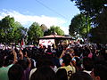 Welcome event to Evo Morales, Coyoacán, Mexico City