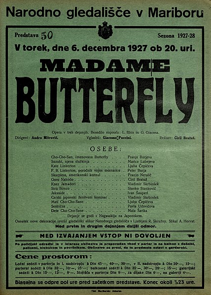 File:Plakat za predstavo Madame Butterfly v Narodnem gledališču v Mariboru 6. decembra 1927.jpg