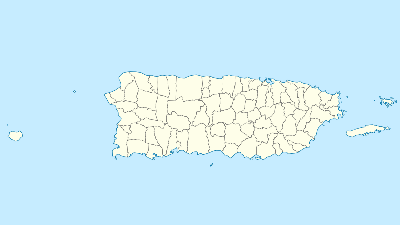 Mapa konturowa Portoryka